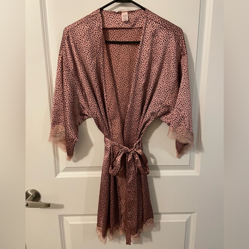 Victorias Secret Satin Short Robe